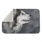 Alaskan Malamute Painting Print Indoor Door Mat