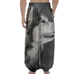Alaskan Malamute Painting Print Lantern Pants