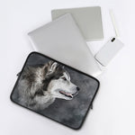 Alaskan Malamute Painting Print Laptop Sleeve