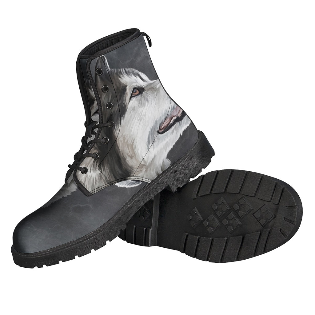 Alaskan Malamute Painting Print Backpack