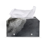 Alaskan Malamute Painting Print Leather Tissue Box Cover