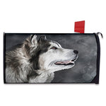 Alaskan Malamute Painting Print Mailbox Cover