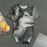 Alaskan Malamute Painting Print Men's Bodysuit
