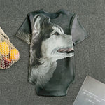 Alaskan Malamute Painting Print Men's Bodysuit