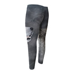 Alaskan Malamute Painting Print Men's Compression Pants