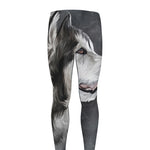 Alaskan Malamute Painting Print Men's leggings