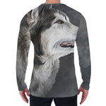 Alaskan Malamute Painting Print Men's Long Sleeve T-Shirt