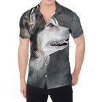 Alaskan Malamute Painting Print Men's Shirt