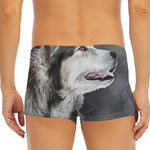 Alaskan Malamute Painting Print Men's Short Boxer Briefs