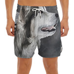 Alaskan Malamute Painting Print Men's Split Running Shorts