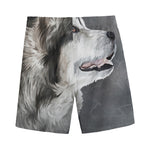 Alaskan Malamute Painting Print Men's Sports Shorts