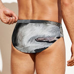 Alaskan Malamute Painting Print Men's Swim Briefs