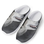 Alaskan Malamute Painting Print Mesh Casual Shoes
