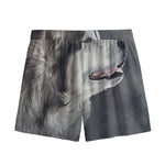 Alaskan Malamute Painting Print Mesh Shorts