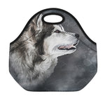 Alaskan Malamute Painting Print Neoprene Lunch Bag