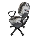 Alaskan Malamute Painting Print Office Chair Cover