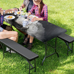 Alaskan Malamute Painting Print Picnic Table Cover