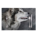 Alaskan Malamute Painting Print Placemat