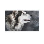 Alaskan Malamute Painting Print Polyester Flag