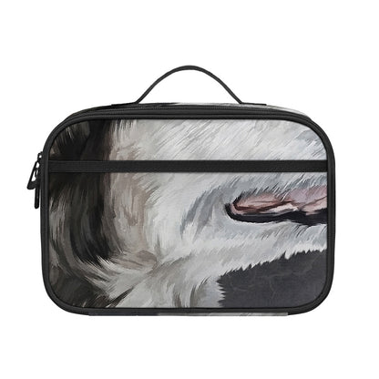 Alaskan Malamute Painting Print Portable Lunch Bag