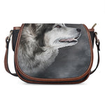Alaskan Malamute Painting Print Saddle Bag