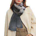 Alaskan Malamute Painting Print Scarf