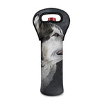 Alaskan Malamute Painting Print Single Neoprene Wine Tote