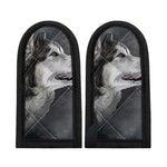 Alaskan Malamute Painting Print Skillet Handle Cover