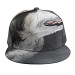 Alaskan Malamute Painting Print Snapback Cap