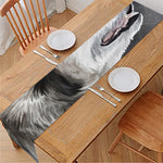 Alaskan Malamute Painting Print Table Runner