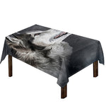 Alaskan Malamute Painting Print Tablecloth