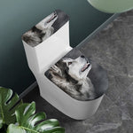 Alaskan Malamute Painting Print Toilet Lid And Tank Cover Set