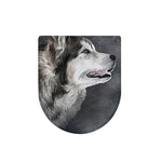 Alaskan Malamute Painting Print Toilet Lid Cover