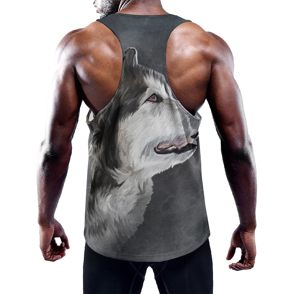 Alaskan Malamute Painting Print Training Tank Top