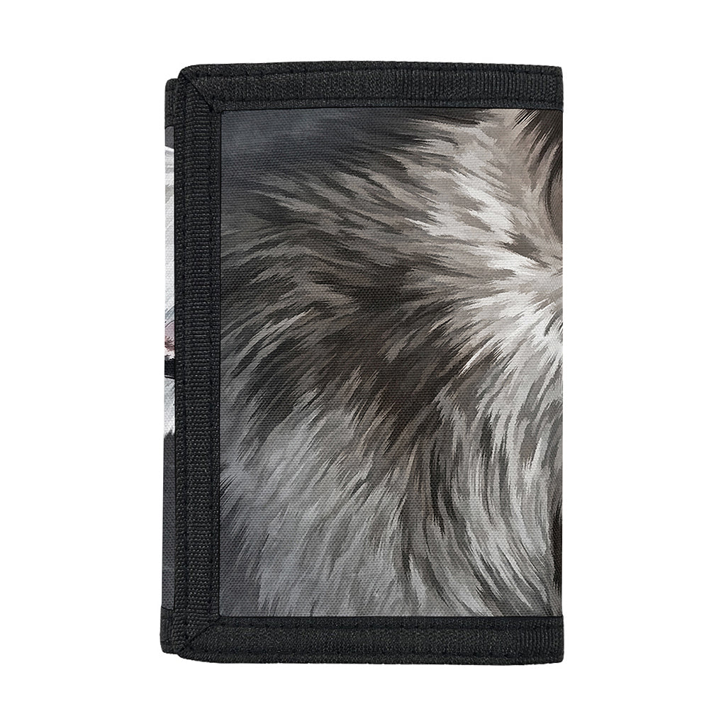 Alaskan Malamute Painting Print Trifold Wallet