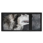 Alaskan Malamute Painting Print Trifold Wallet