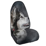 Alaskan Malamute Painting Print Waterproof Car Seat Cover