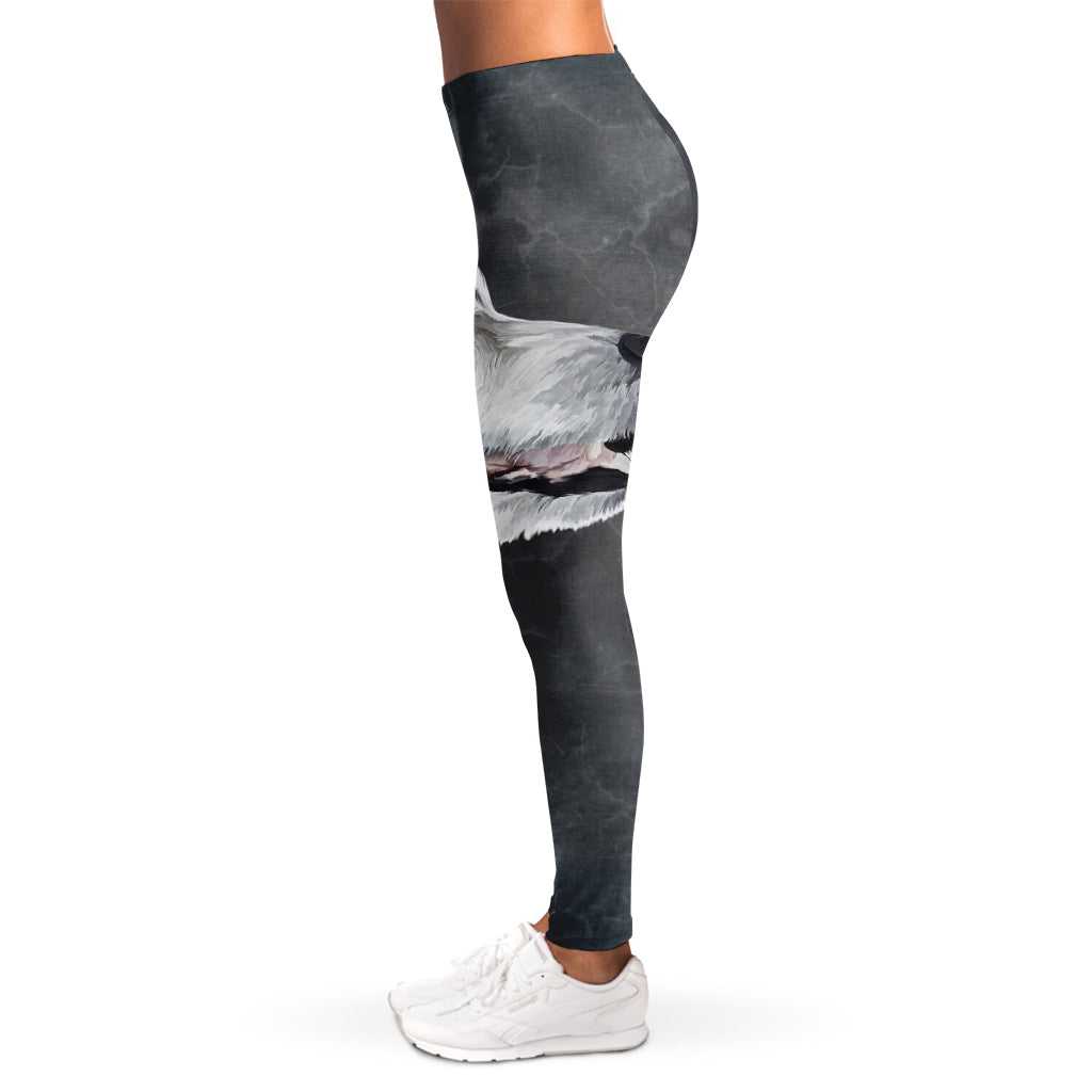 Alaskan Malamute Painting Print Women's Leggings