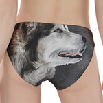 Alaskan Malamute Painting Print Women's Panties