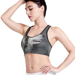 Alaskan Malamute Painting Print Women's Sports Bra