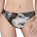 Alaskan Malamute Painting Print Women's Thong