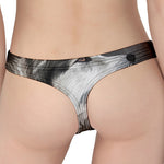 Alaskan Malamute Painting Print Women's Thong