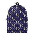 Alaskan Malamute Pattern Print School Backpack