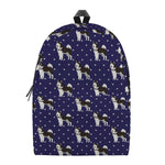 Alaskan Malamute Pattern Print Backpack