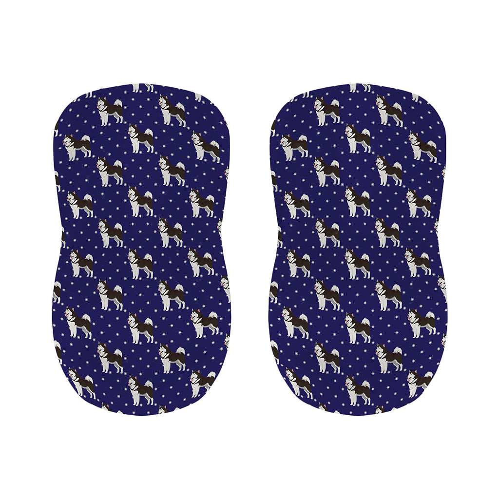 Alaskan Malamute Pattern Print Bar Stool Covers