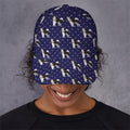 Alaskan Malamute Pattern Print Baseball Cap