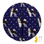 Alaskan Malamute Pattern Print Basketball