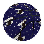 Alaskan Malamute Pattern Print Basketball