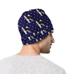 Alaskan Malamute Pattern Print Beanie