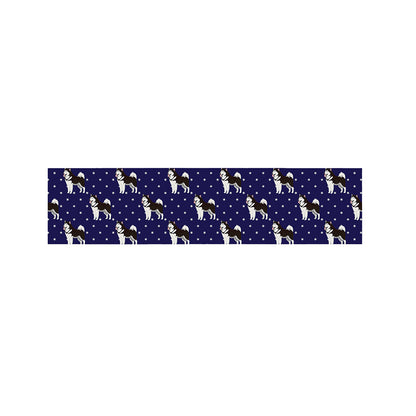 Alaskan Malamute Pattern Print Bed Runner